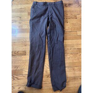 Atelier Munro NWT Chinos /Casual Pants Size 48 32 US Brown Cotton Twill Unhemmed